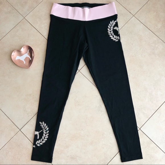 VS PINK Sequins Bling Everyday Legging Size Medium - Picture 7 of 8